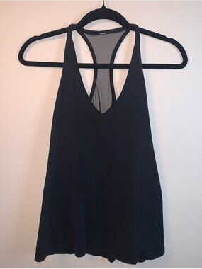 Lululemon Black Tank Mesh Back 8